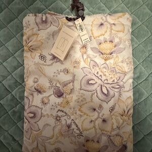 Victoria's Secret Floral Backpack/Towel - Purple and Gold